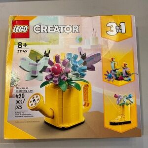 NWOT Lego 3 in 1 31149 Flowers in Watering Can  8+